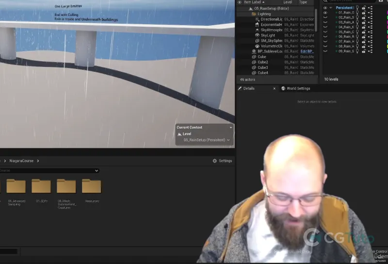 UE5 特效系列：Niagara Advanced 交互式粒子系统深挖-高级篇-CG Tuto