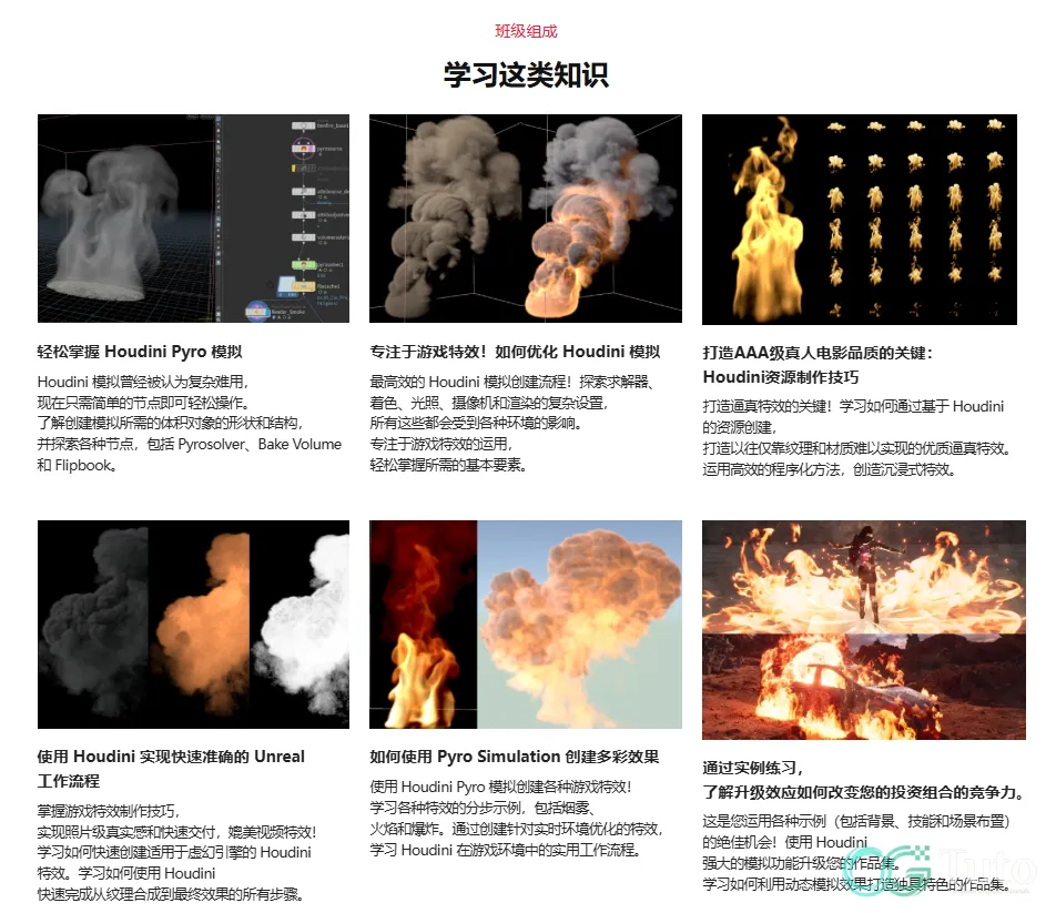 图片[5]-失落方舟第七季！UE5 / Houdini 进阶：Pyro 烟火模拟与实萨级游戏特效制作-CG Tuto