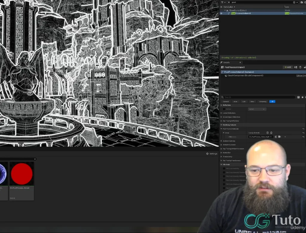 图片[1]-UE5材质教程 – 第四部分：后期处理材质-CG Tuto
