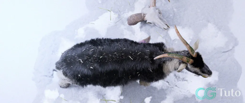 图片[2]-Houdini 山羊毛发造型大师课-CG Tuto