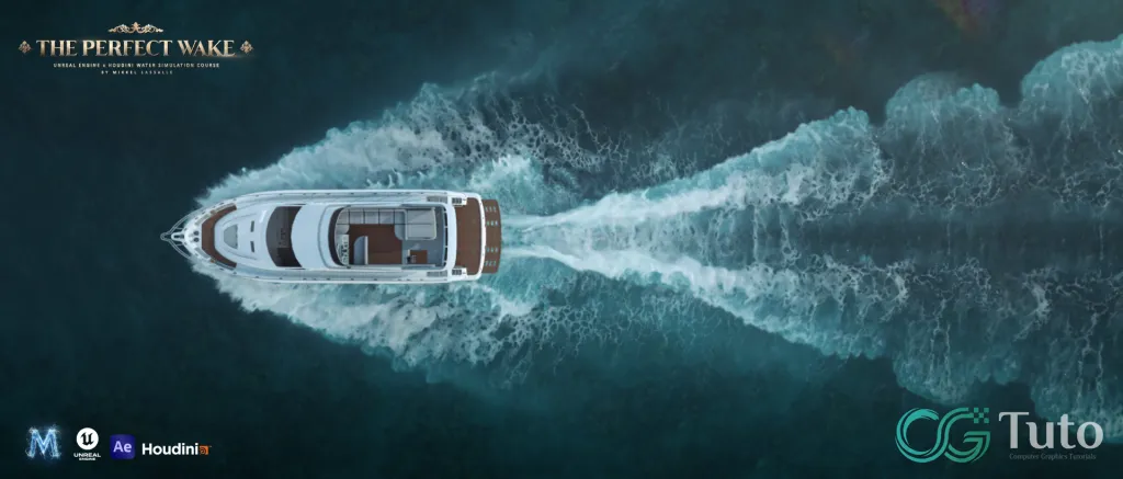 图片[2]-Houdini+AE 船行尾迹特效大师课：从流体物理模拟到 AOV 多通道合成-CG Tuto