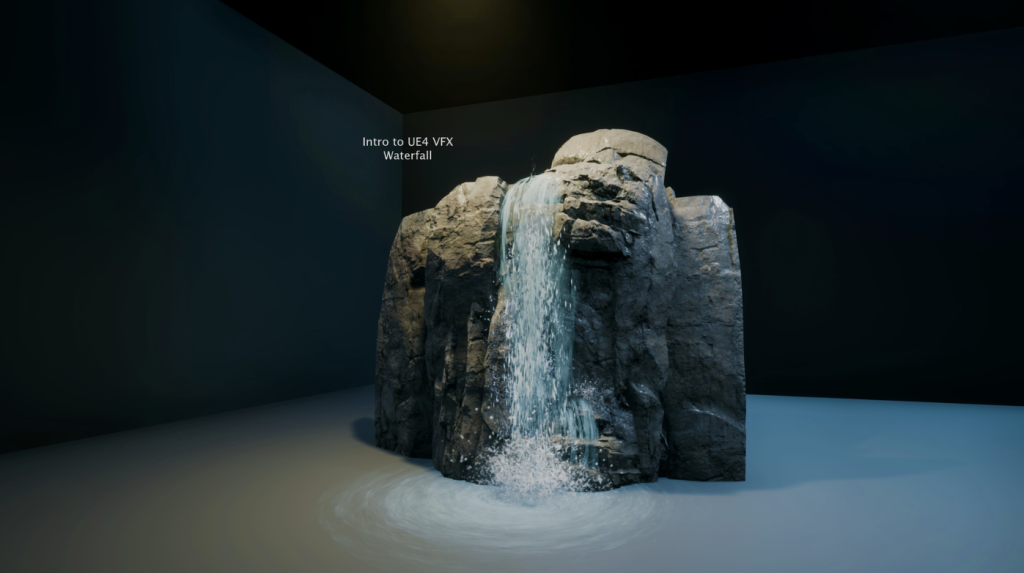 虚幻引擎 4 特效：从材质开发到粒子系统构建瀑布-CG Tuto