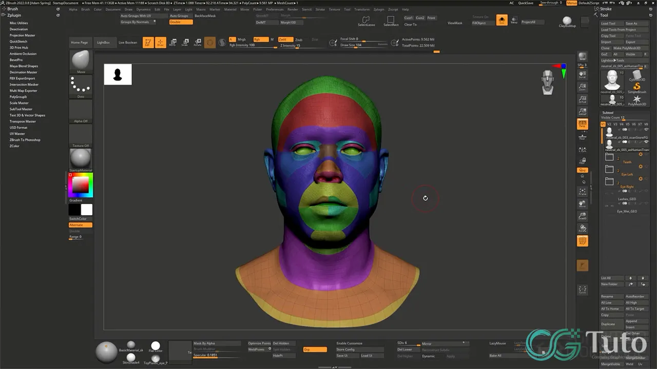 图片[2]-Maya 高级面部 Blendshape 视频教程-CG Tuto