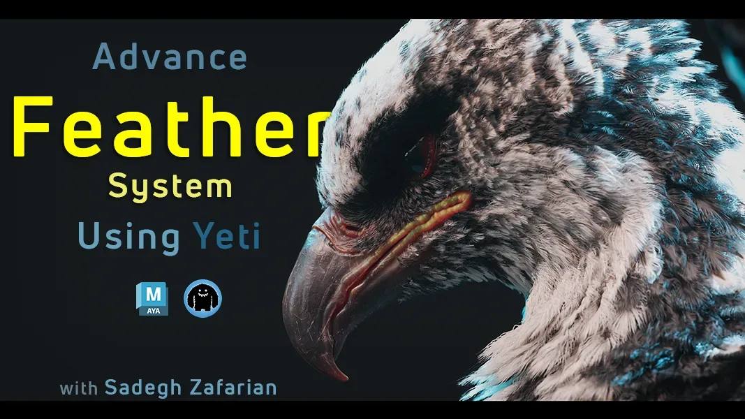 大师级 Yeti 羽毛：黑凤凰全流程实战-CG Tuto