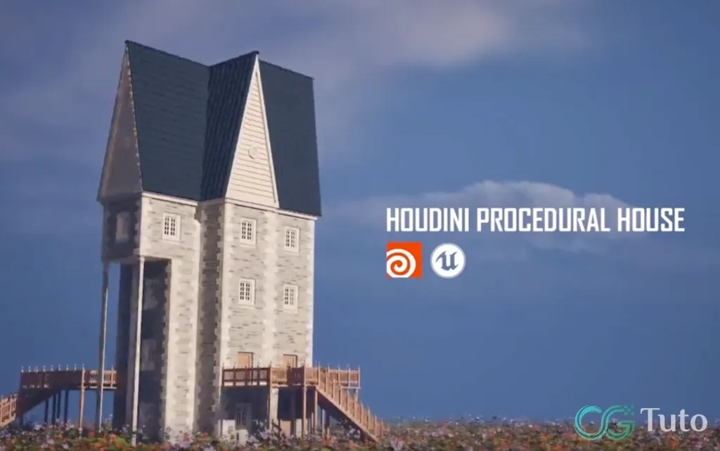 图片[1]-Houdini UE5 程序化房屋大师班-CG Tuto