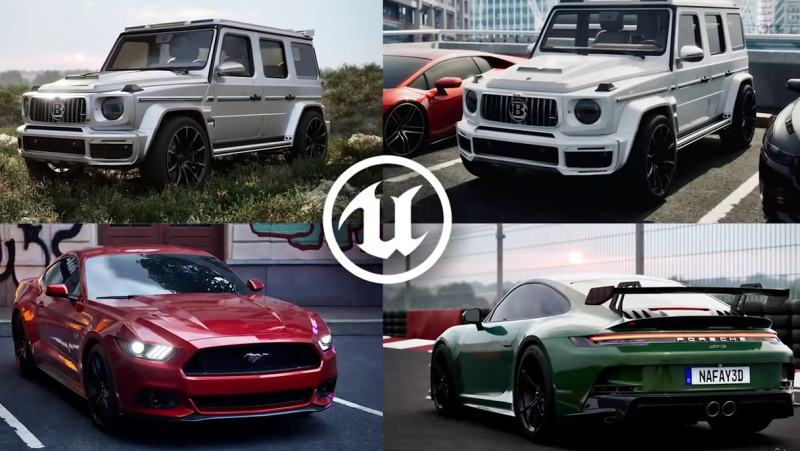 UE5 汽车渲染：3 小时速成大师-CG Tuto