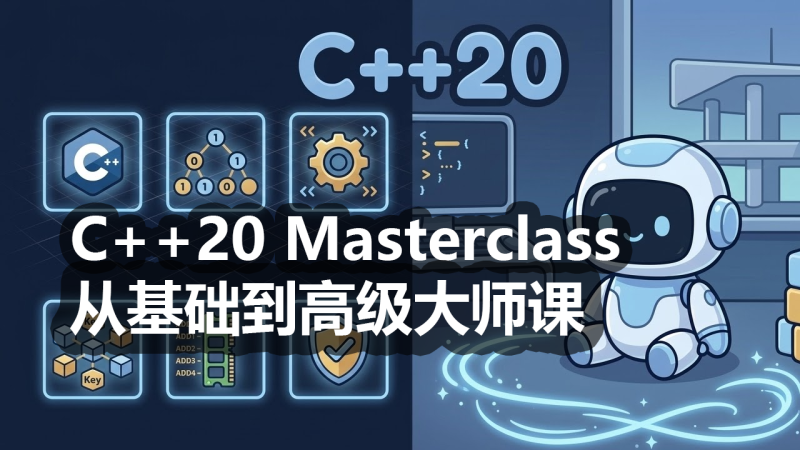 C++20 Masterclass：从基础到高级大师课-CG Tuto