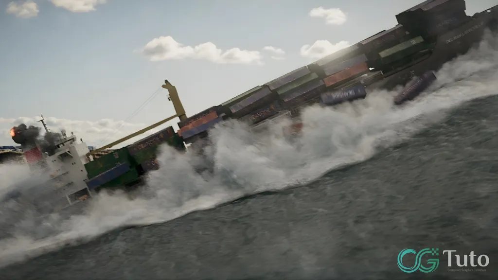 图片[1]-电影级 VFX 进阶：Houdini 大规模水模拟与 Whitewater 流程-CG Tuto