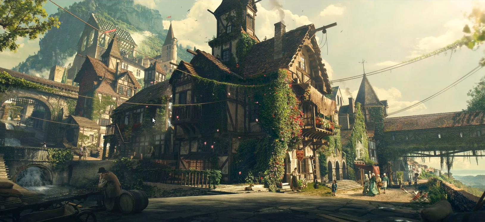 UE5+Blender 中世纪小镇环境艺术-CG Tuto