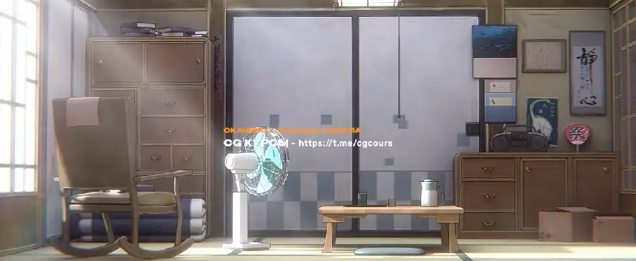 Blender & SP 日系场景全流程-CG Tuto