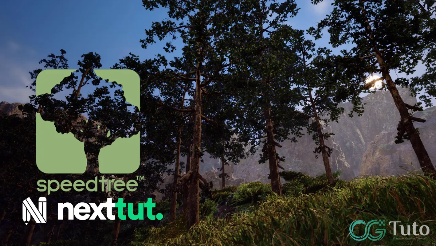 图片[1]-SpeedTree 9 植被建模入门教程-CG Tuto