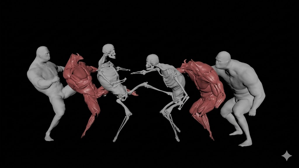 Maya Ziva 高级生物肌肉系统-CG Tuto