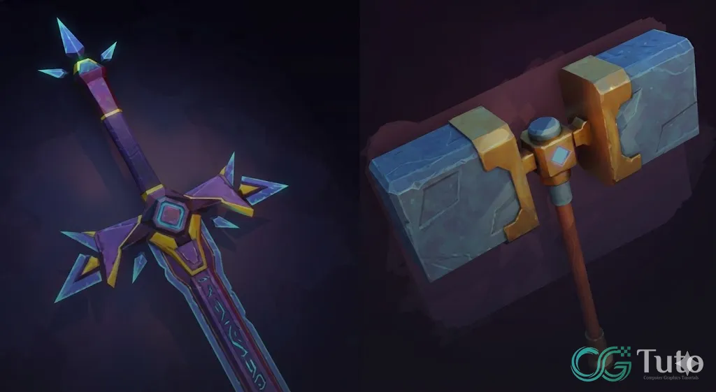 图片[1]-Blender & Substance Painter 风格化资产教程-CG Tuto