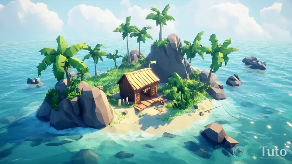 图片[1]-虚幻5生存游戏：热带岛屿求生蓝图实战-CG Tuto