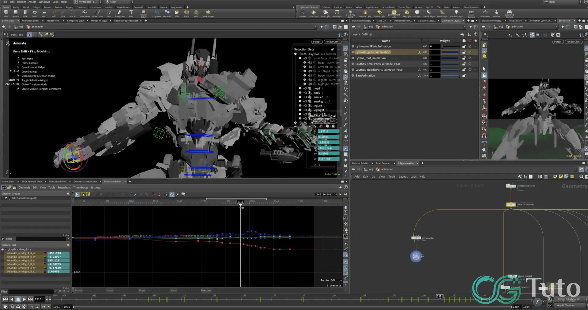 图片[3]-Houdini APEX 变形金刚绑定完全精通-CG Tuto