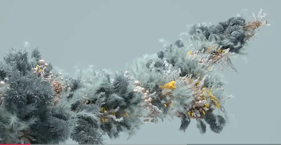 Houdini 花卉生长开花-CG Tuto