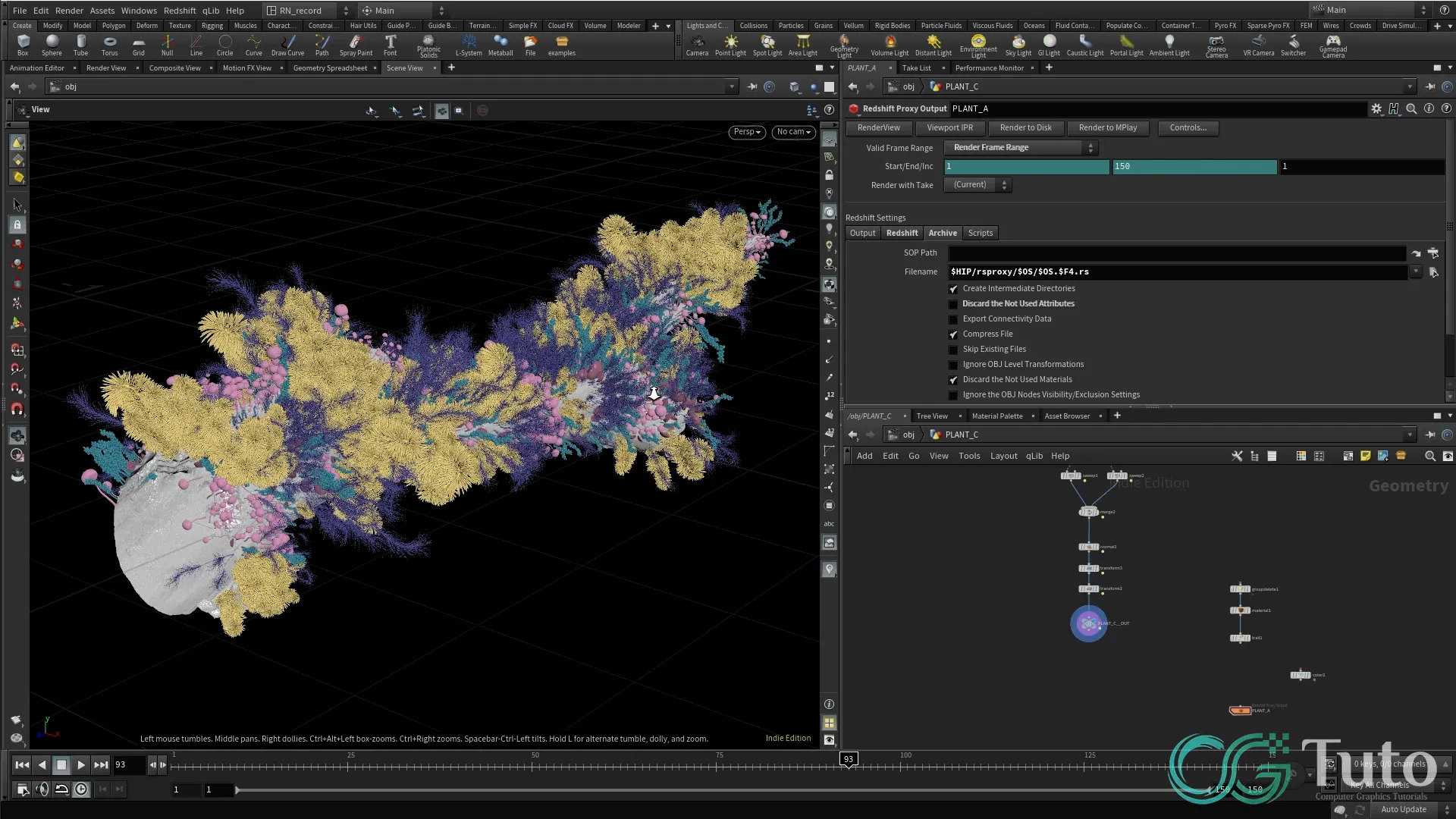 图片[3]-Houdini 花卉生长开花-CG Tuto