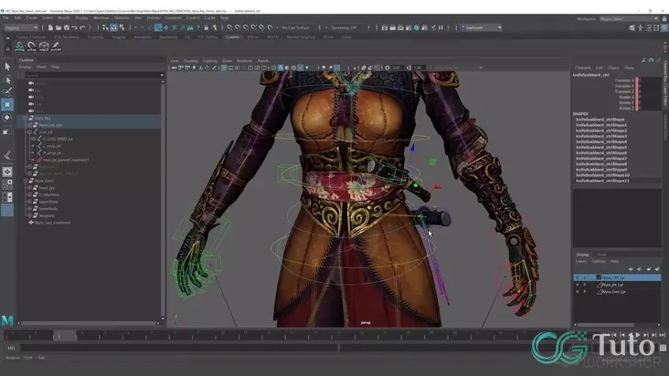 图片[2]-Maya 游戏角色绑定实战-CG Tuto