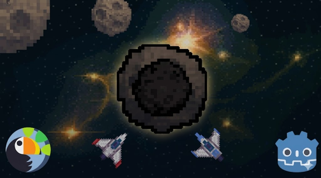 Godot 4 开发小行星太空射击游戏-CG Tuto