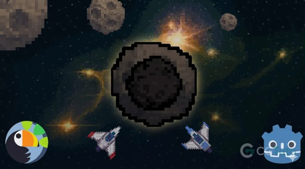 图片[1]-Godot 4 开发小行星太空射击游戏-CG Tuto