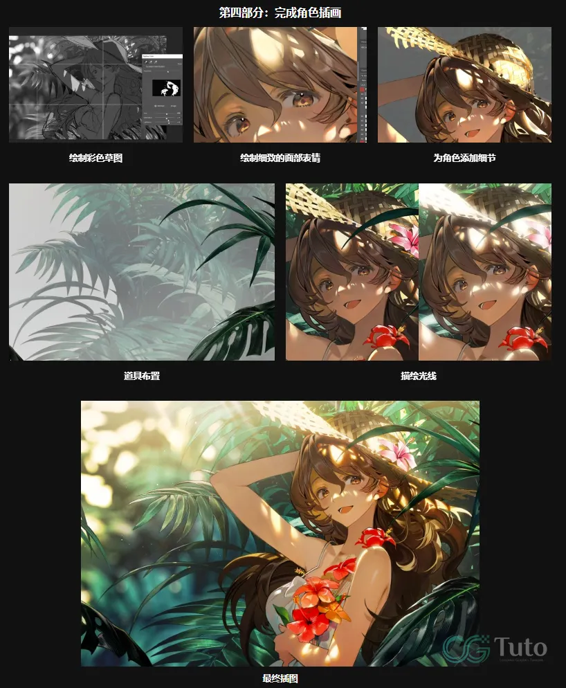 图片[5]-光影与参考图运用：打造吸睛插画-CG Tuto