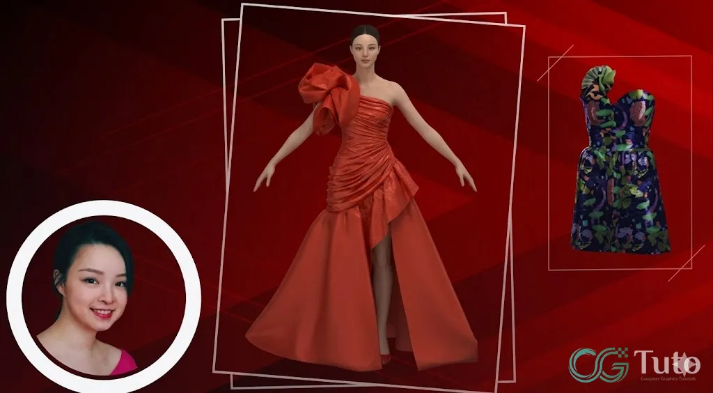 图片[1]-使用 Clo3D 制作红毯礼服并导入 Blender 渲染实战-CG Tuto
