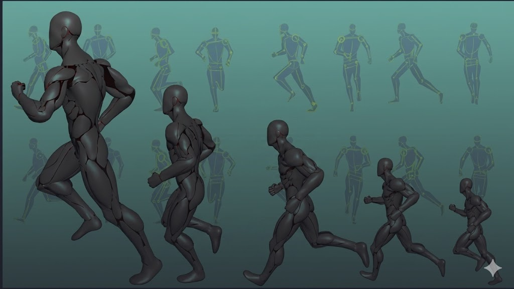Maya人体跑动循环：结构化动画方法-CG Tuto
