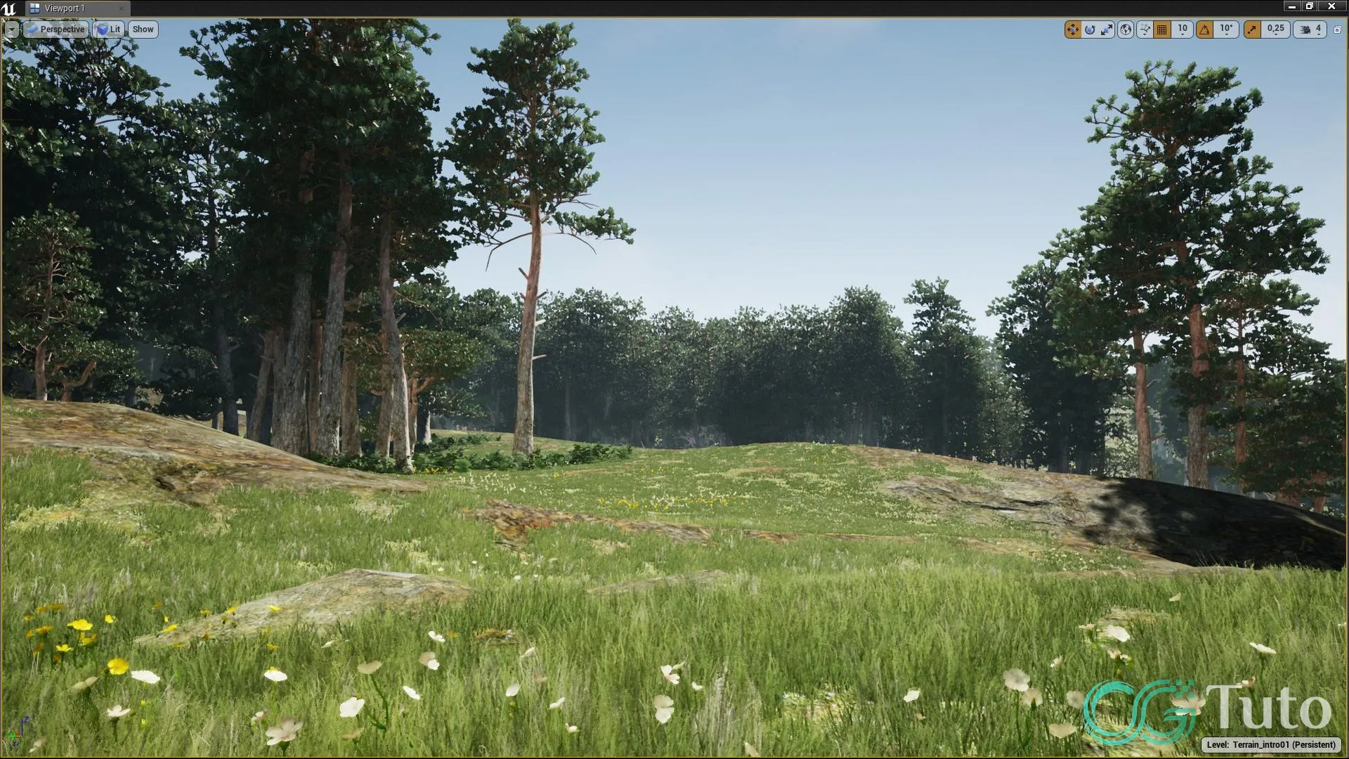 图片[1]-Houdini 与 Unreal 地形及植被全流程-CG Tuto