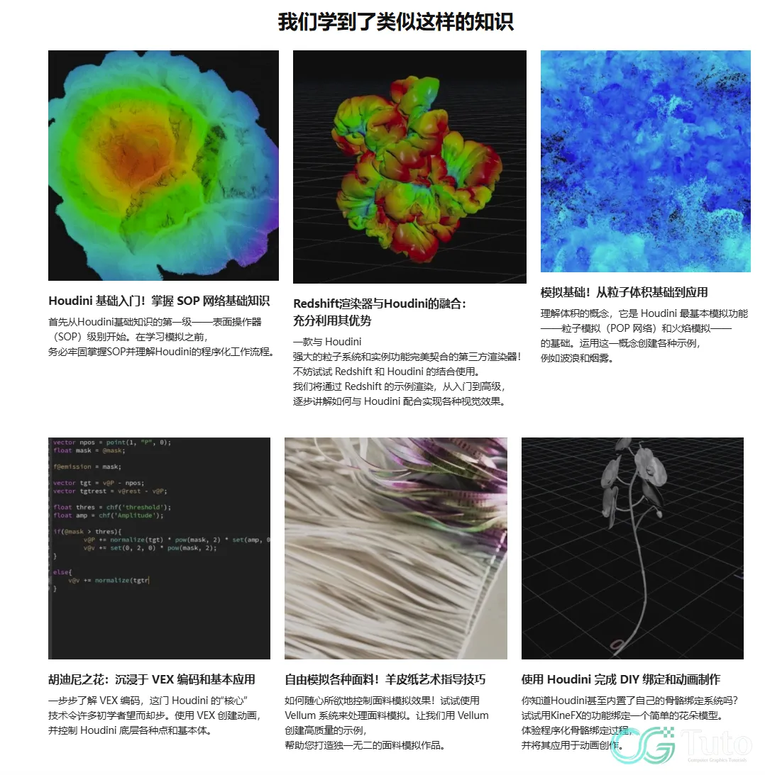 图片[5]-Houdini & Redshift 高质量动态视觉艺术创作课-CG Tuto