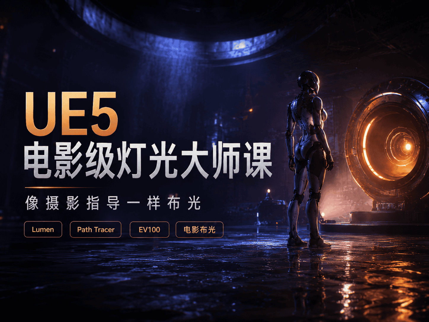 UE5 电影级灯光大师课：像摄影指导一样布光-CG Tuto