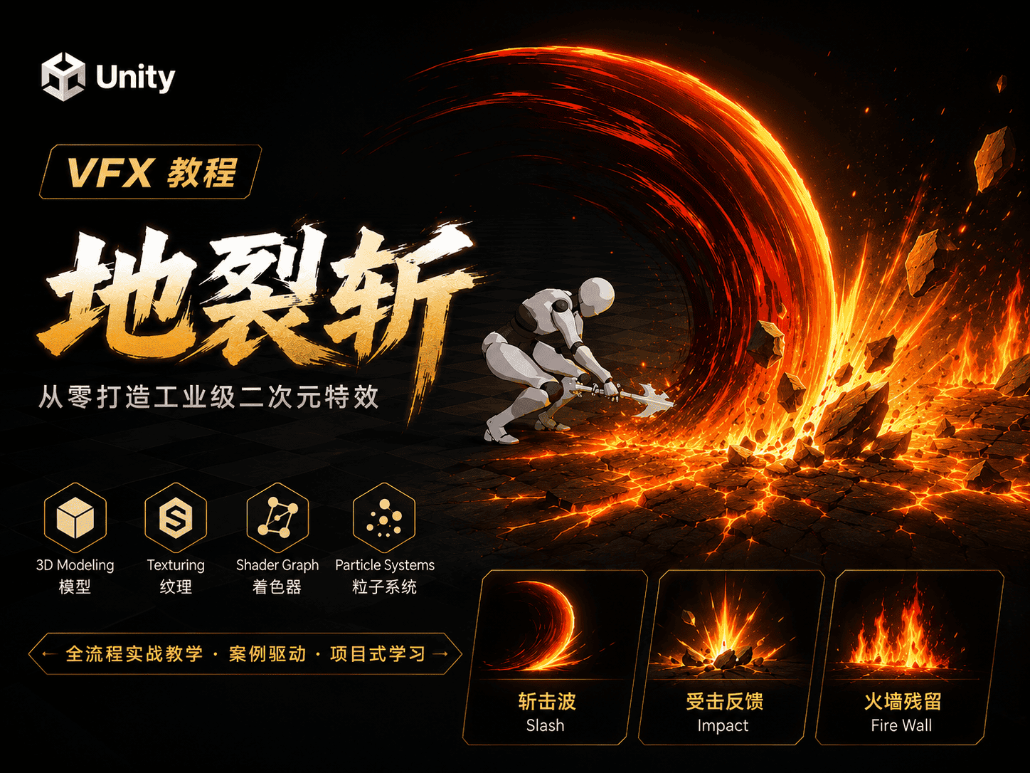 Unity VFX 地裂斩特效教程-CG Tuto