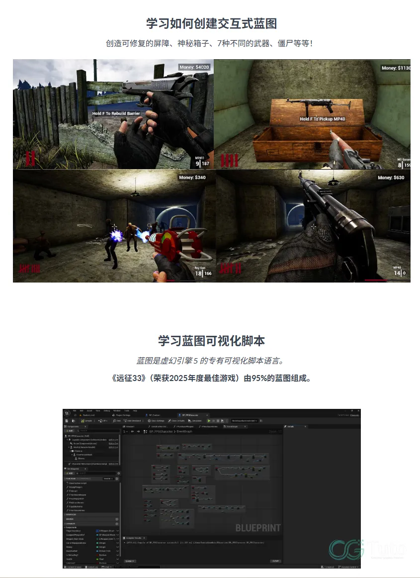 图片[4]-Unreal Engine 5 完全零基础教程：从入门到做出4款游戏-CG Tuto