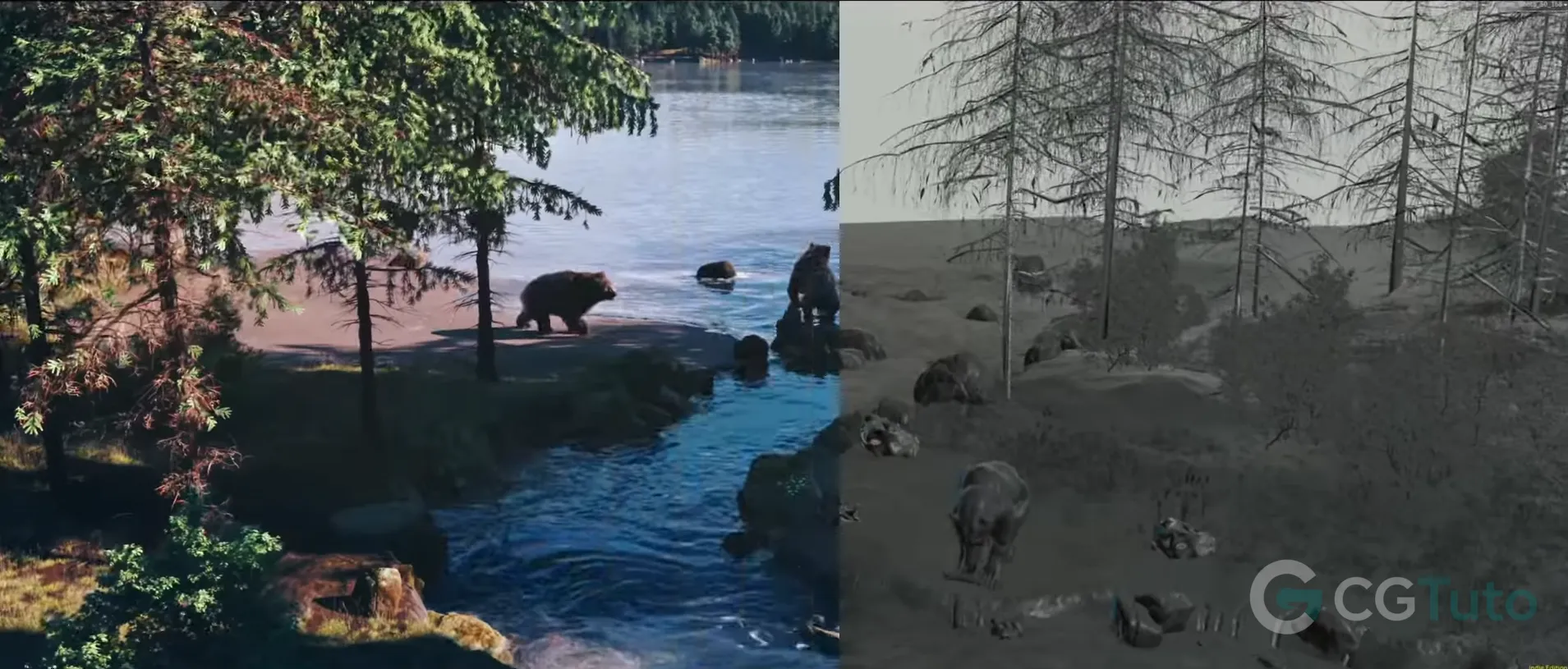 图片[3]-Houdini 全流程特效制作《冰湾与熊》环境篇-CG Tuto