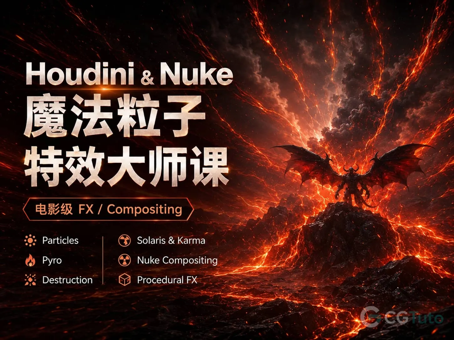 图片[1]-Houdini & Nuke 魔法粒子特效大师课-CG Tuto