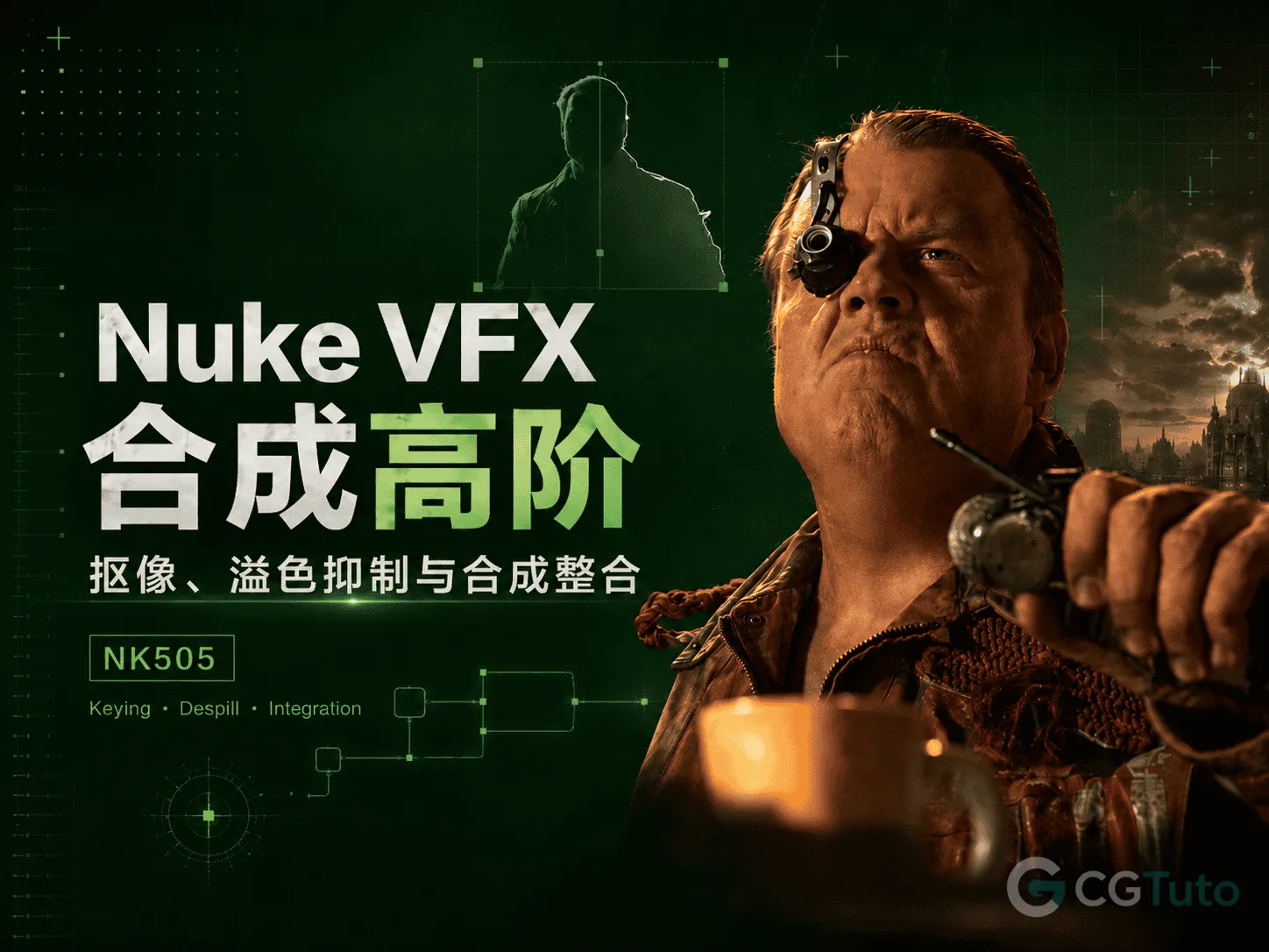 图片[1]-Nuke VFX合成高阶：抠像、溢色抑制与合成整合 – NK505-CG Tuto