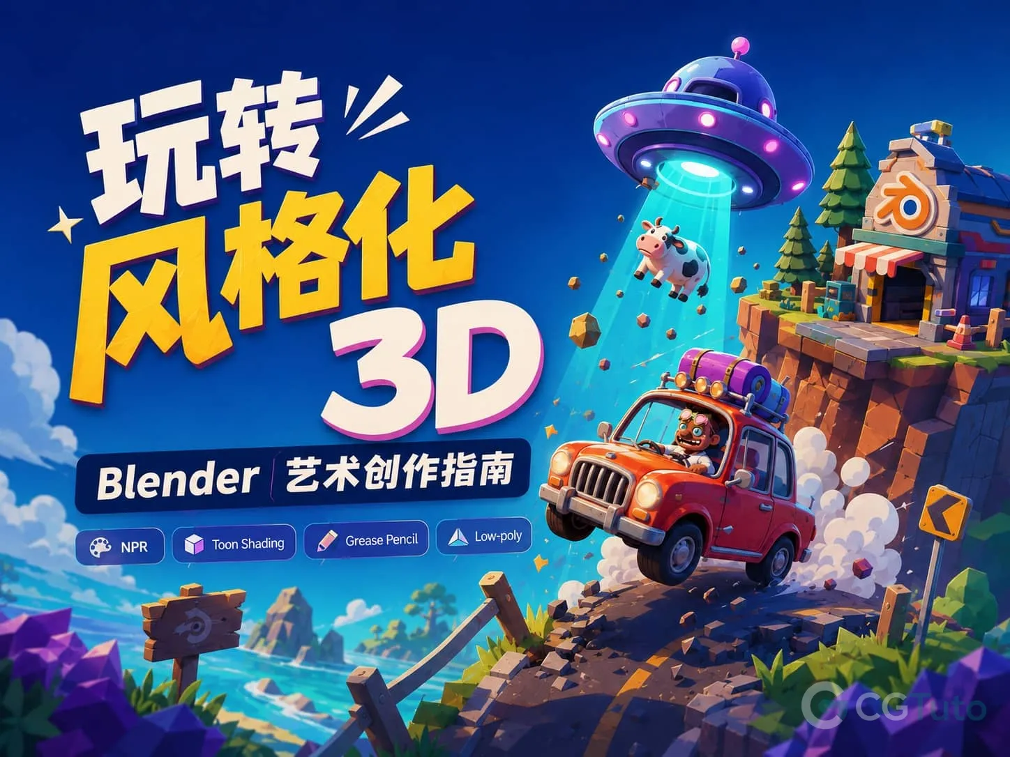 图片[1]-玩转风格化3D：Blender艺术创作指南-CG Tuto