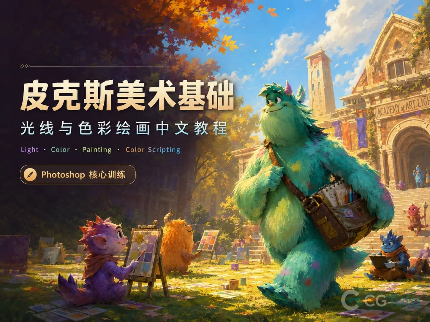 图片[1]-皮克斯美术基础：光线与色彩绘画中文教程-CG Tuto