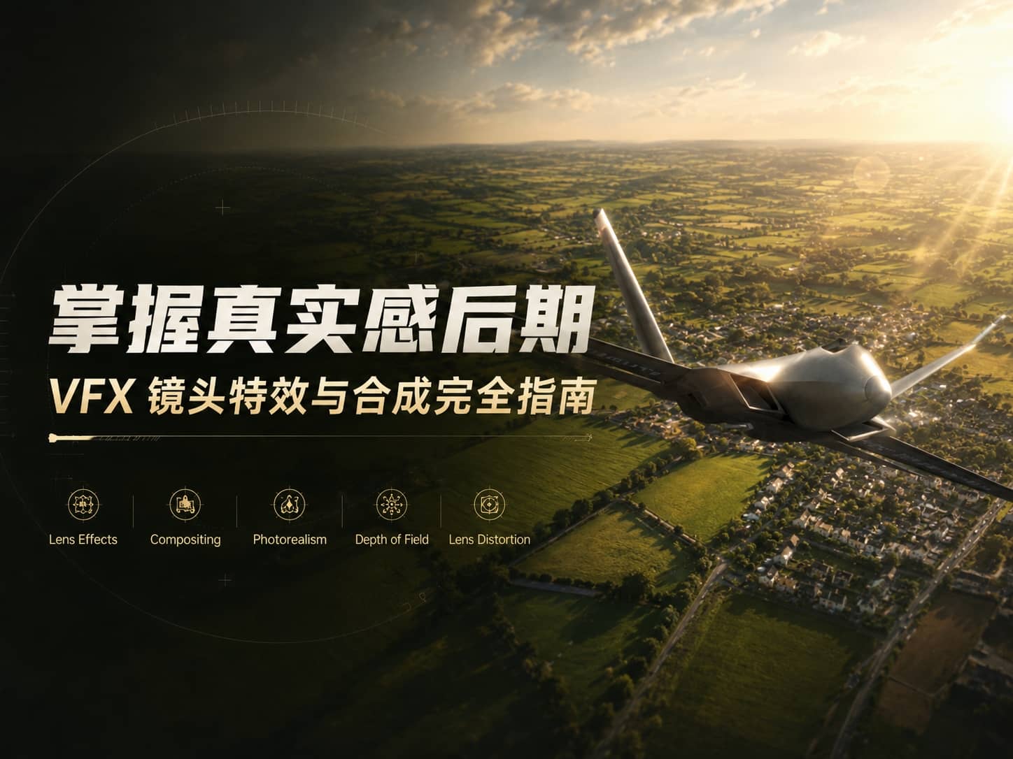 掌握真实感后期： VFX 镜头特效与合成完全指南-CG Tuto
