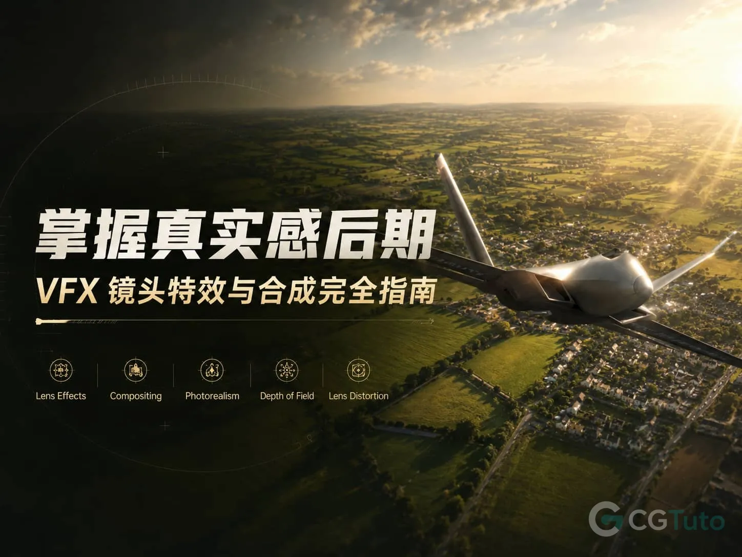 图片[1]-掌握真实感后期： VFX 镜头特效与合成完全指南-CG Tuto