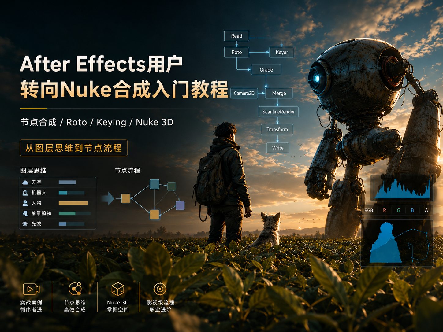 After Effects用户转向Nuke合成入门教程-CG Tuto