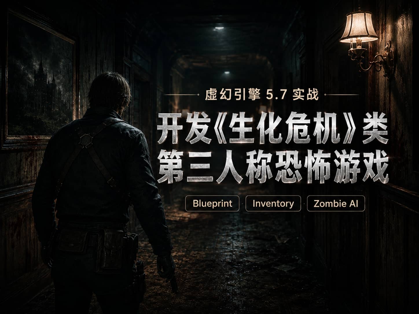 虚幻引擎 5.7 实战：开发《生化危机》类第三人称恐怖游戏-CG Tuto