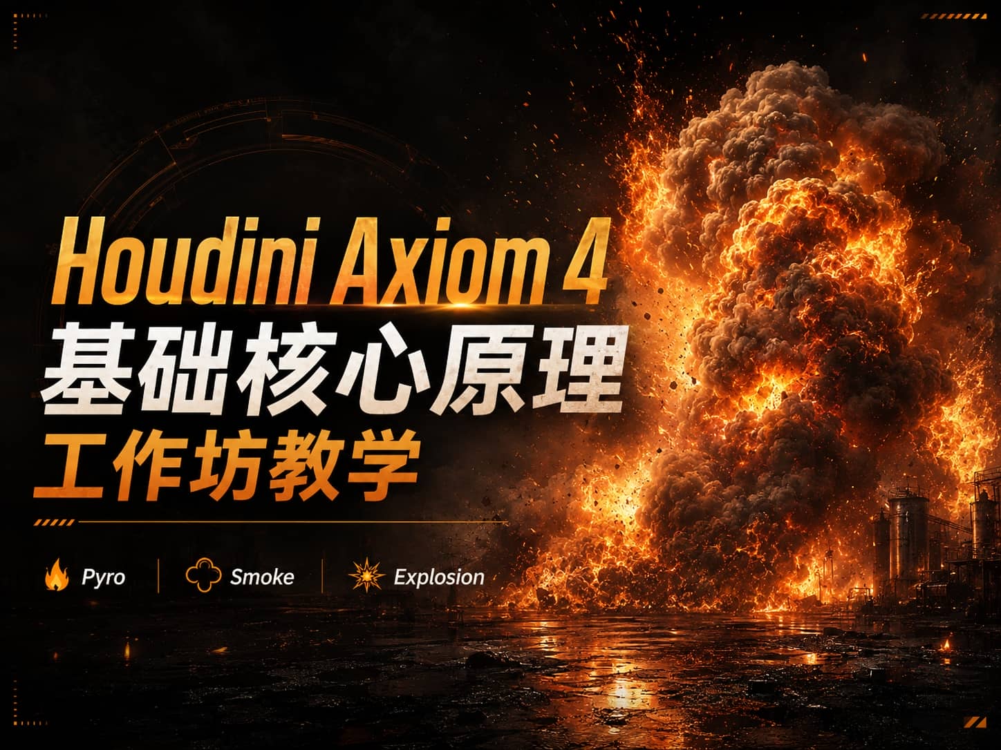 Houdini Axiom 4 基础核心原理工作坊教学-CG Tuto
