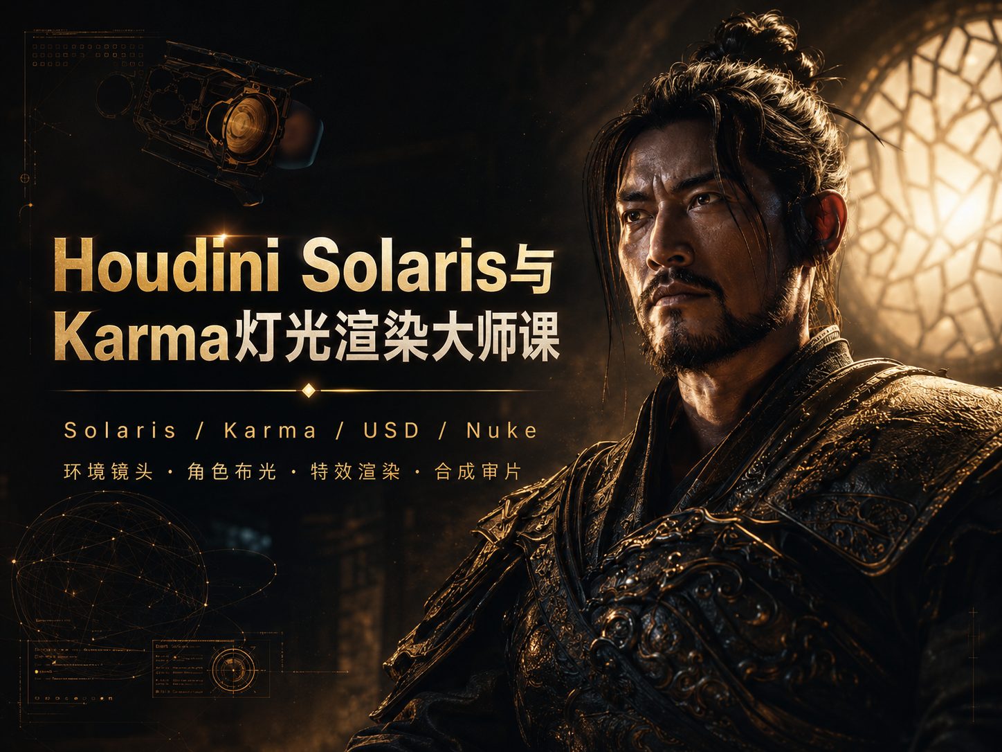 Houdini Solaris与Karma灯光渲染大师课-CG Tuto