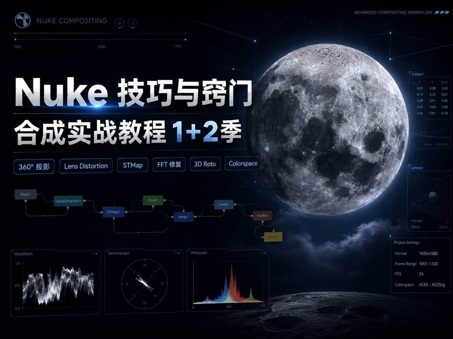 Nuke 技巧与窍门合成实战教程 1+2季-CG Tuto