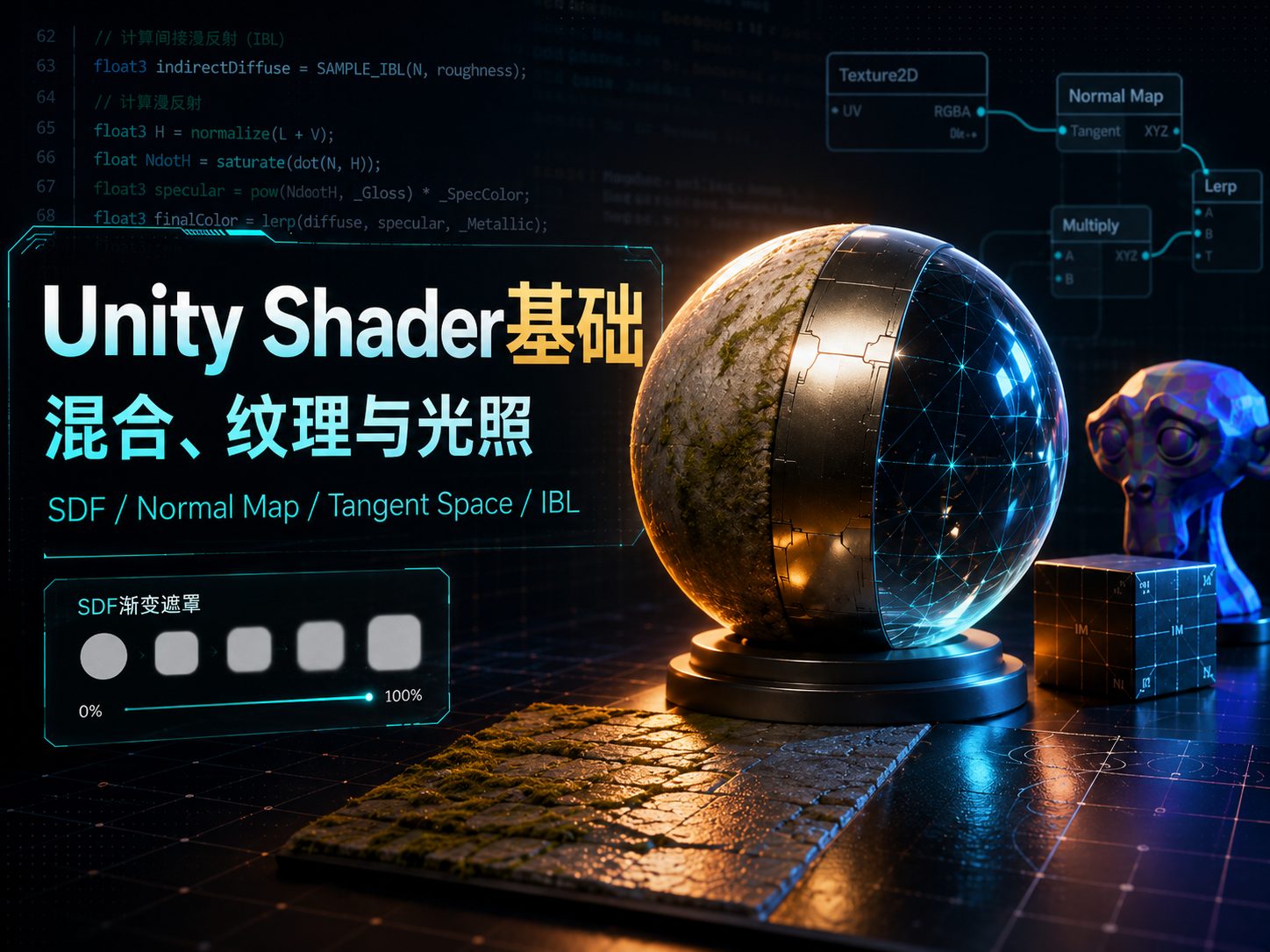 Unity Shader基础：混合、纹理与光照-CG Tuto