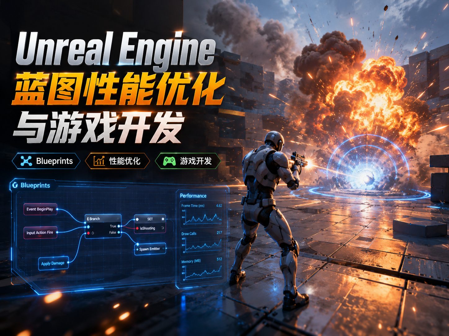 Unreal Engine 蓝图性能优化与游戏开发-CG Tuto