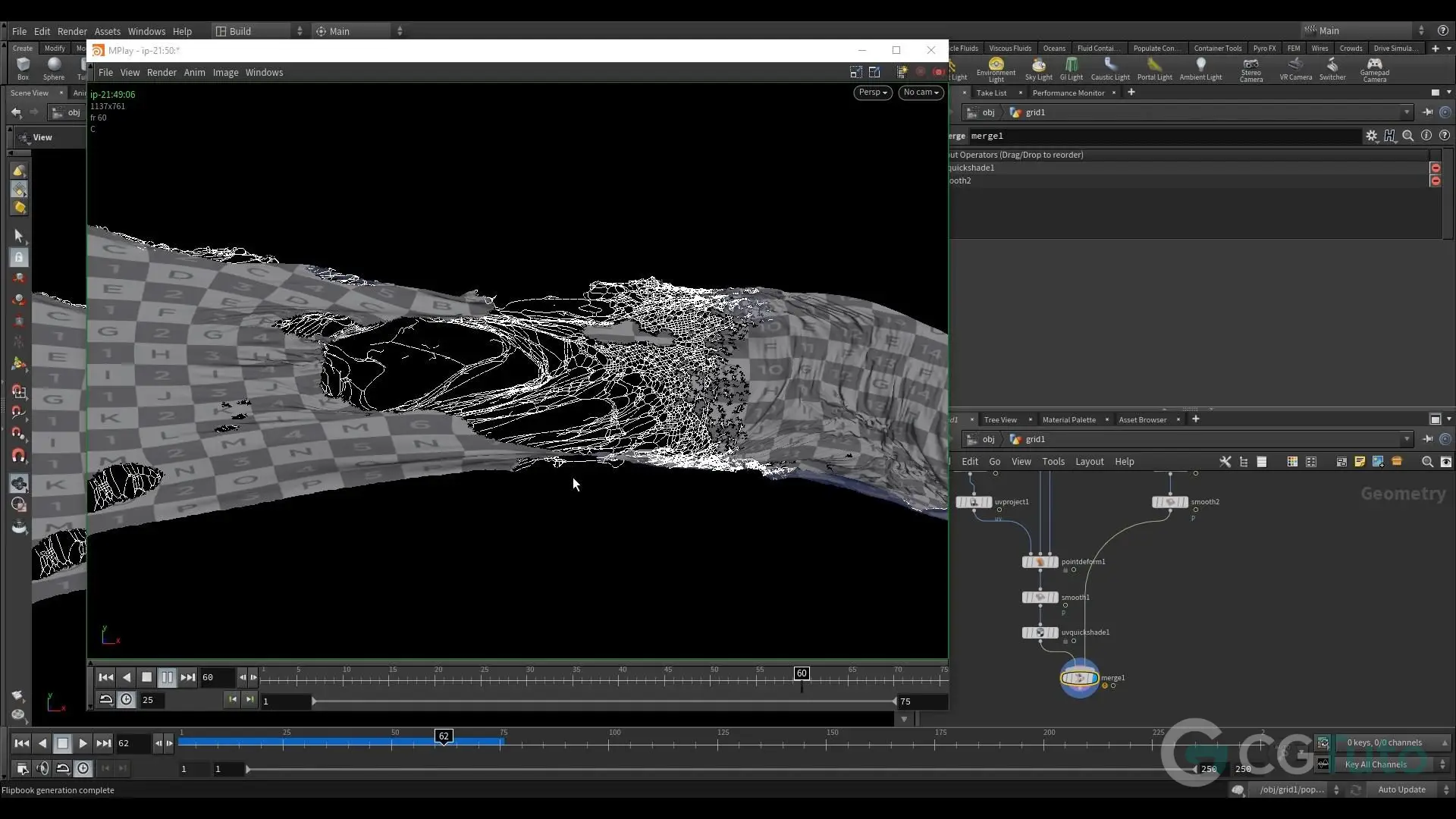 图片[3]-Houdini PBD布料撕裂模拟教程-CG Tuto