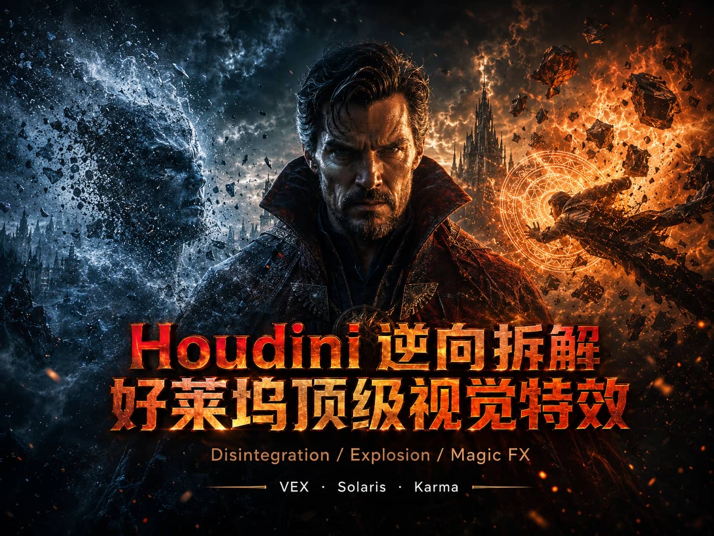 Houdini 逆向拆解好莱坞顶级视觉特效-CG Tuto