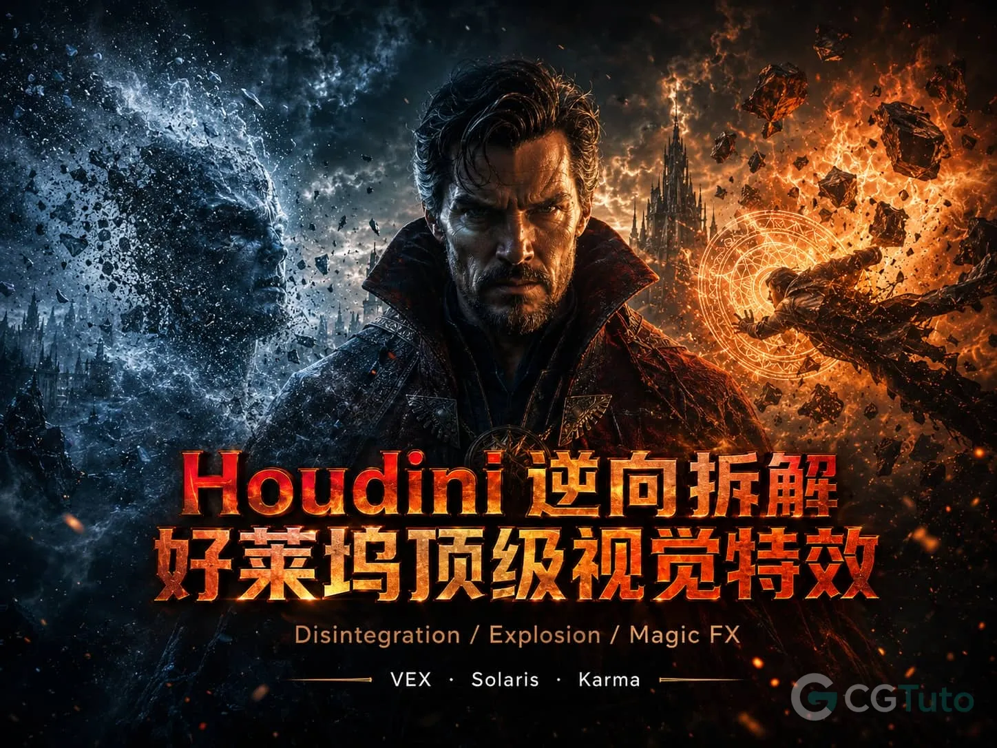 图片[1]-Houdini 逆向拆解好莱坞顶级视觉特效-CG Tuto