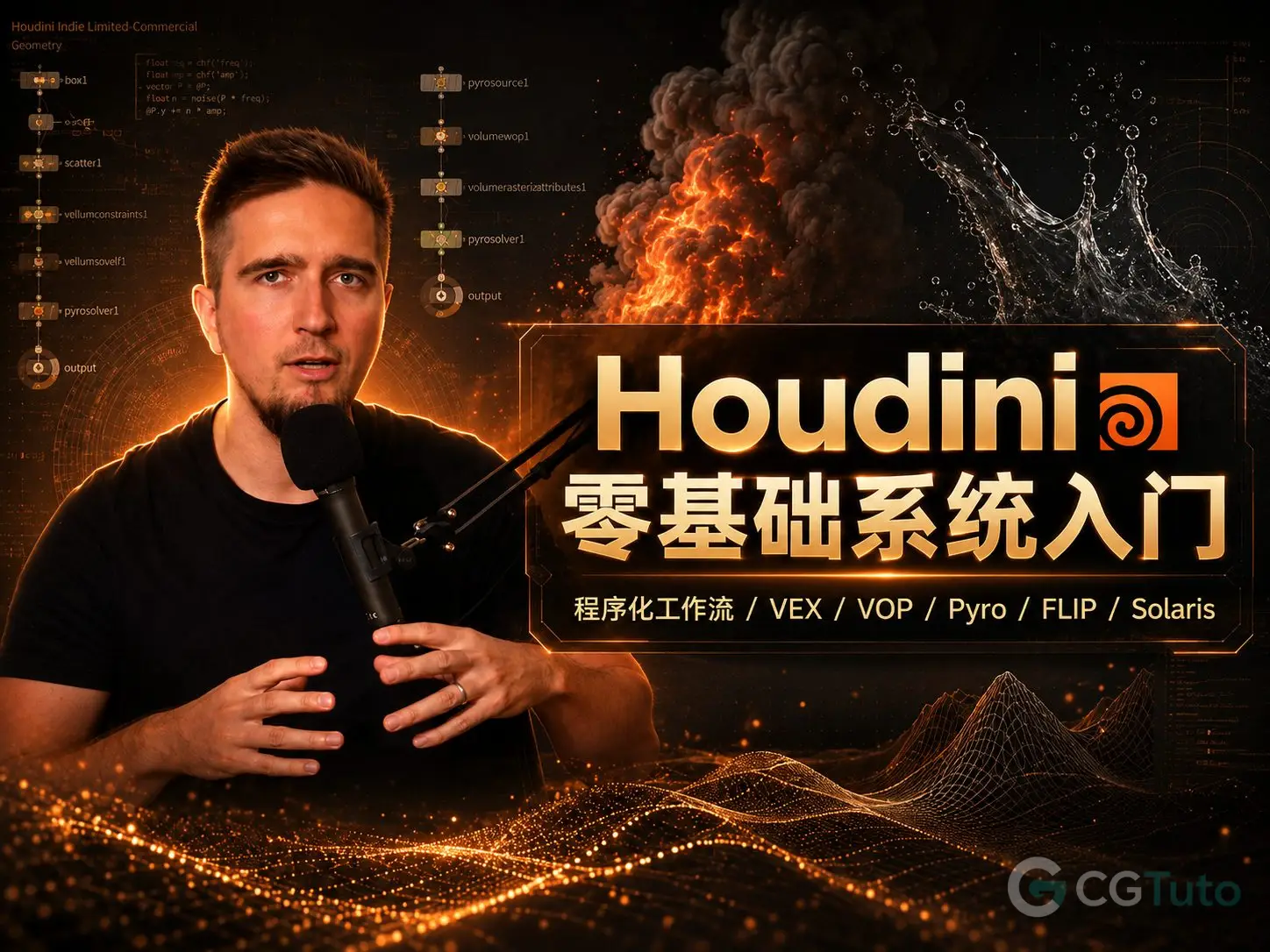 图片[1]-Houdini Fundamentals 零基础系统入门-CG Tuto